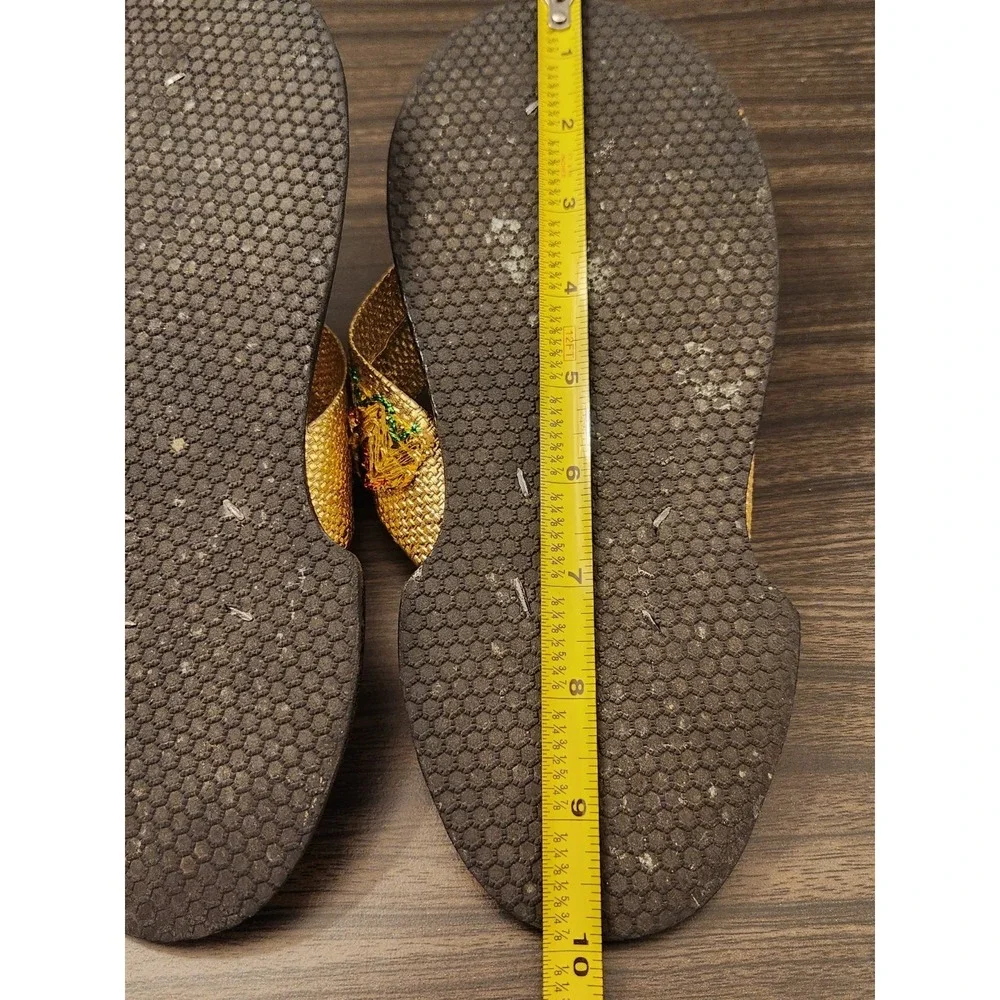 Traditional Ghanaian Slippers Handmade Leather Shoe Sandals Wear / Display